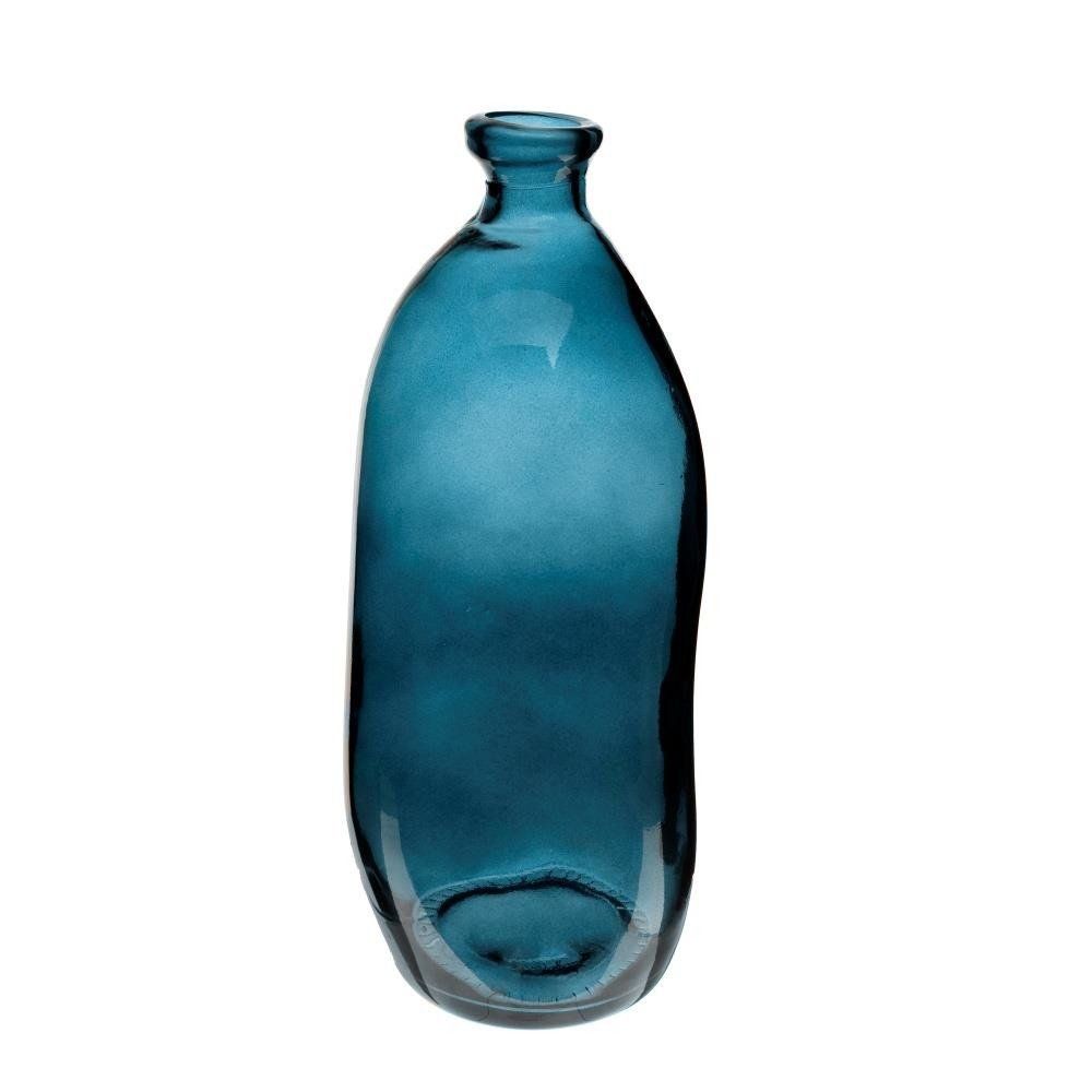 Atmosphera Váza z recyklovaného skla 51 cm, tyrkysová - EMAKO.CZ s.r.o.