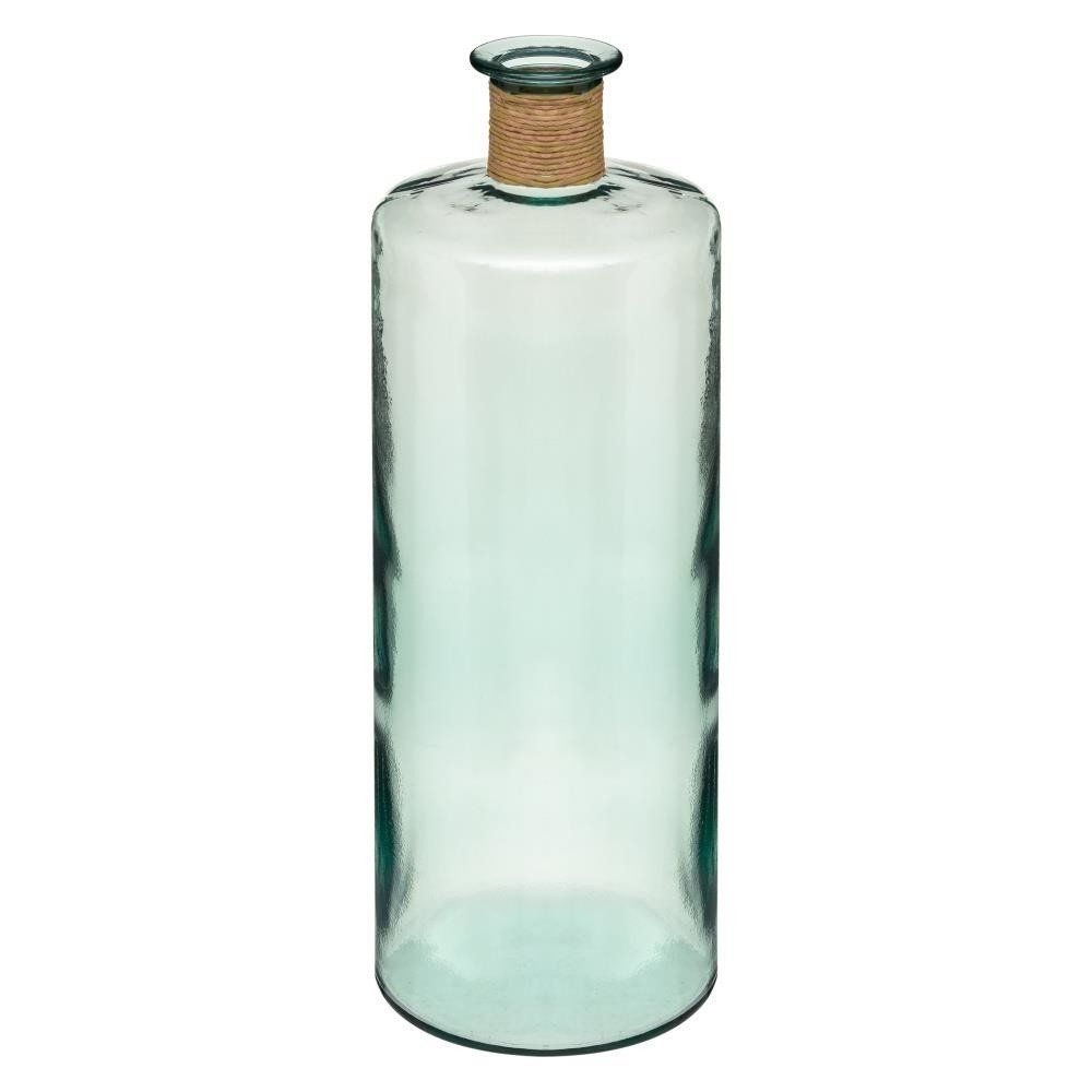 Atmosphera Váza z recyklovaného skla, 75 cm, zelená barva - EMAKO.CZ s.r.o.
