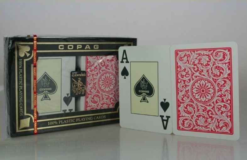 Poker karty Copag Jumbo, 100% plast  - Kokiskashop.cz