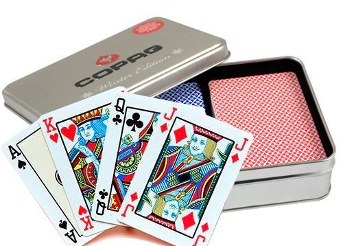 Poker karty Copag Zimní edice, 100% plast - Kokiskashop.cz