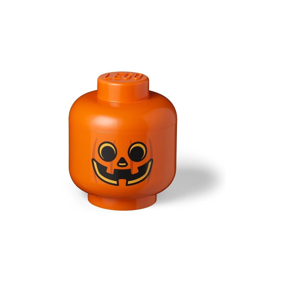 Oranžový úložný box LEGO® Pumpkin Head L - Bonami.cz