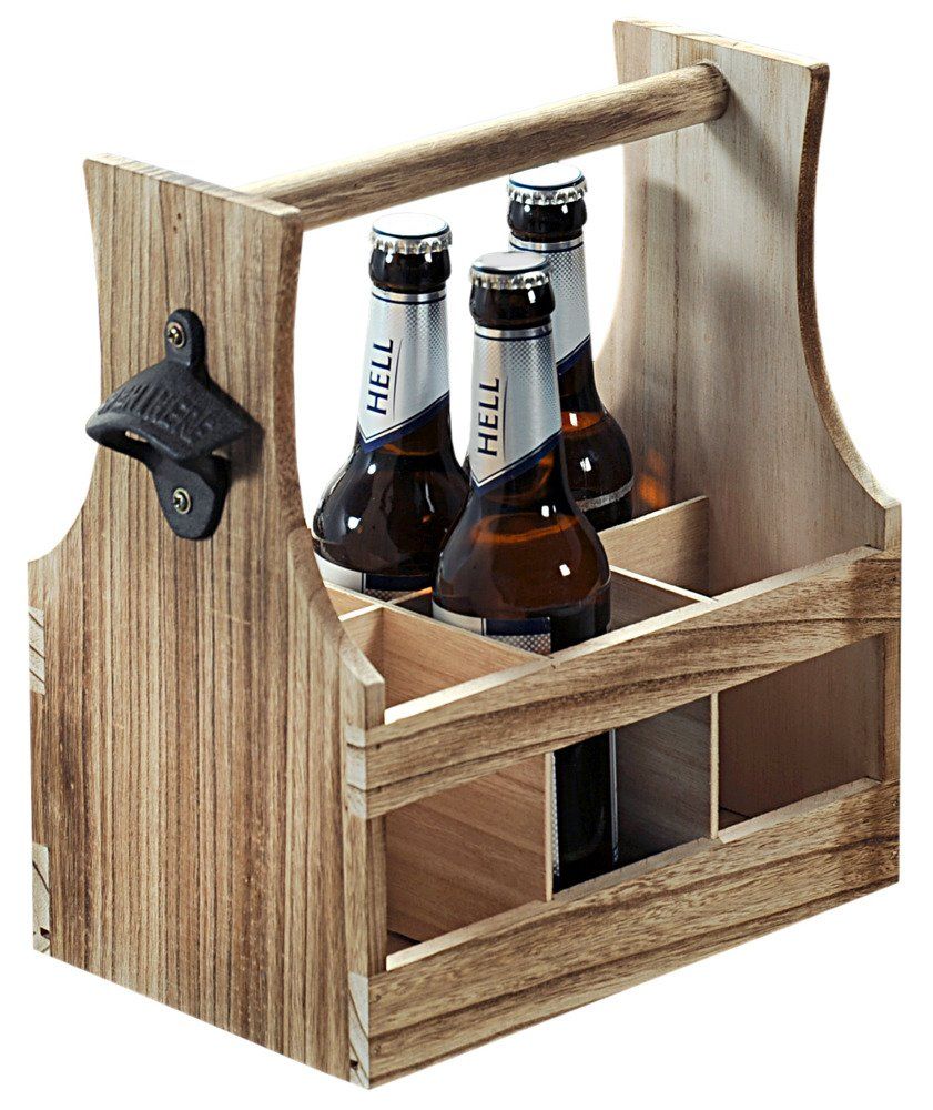 Dřevěná krabice s otvírákem na pivo, krabička na pivo, KESPER - EDAXO.CZ s.r.o.
