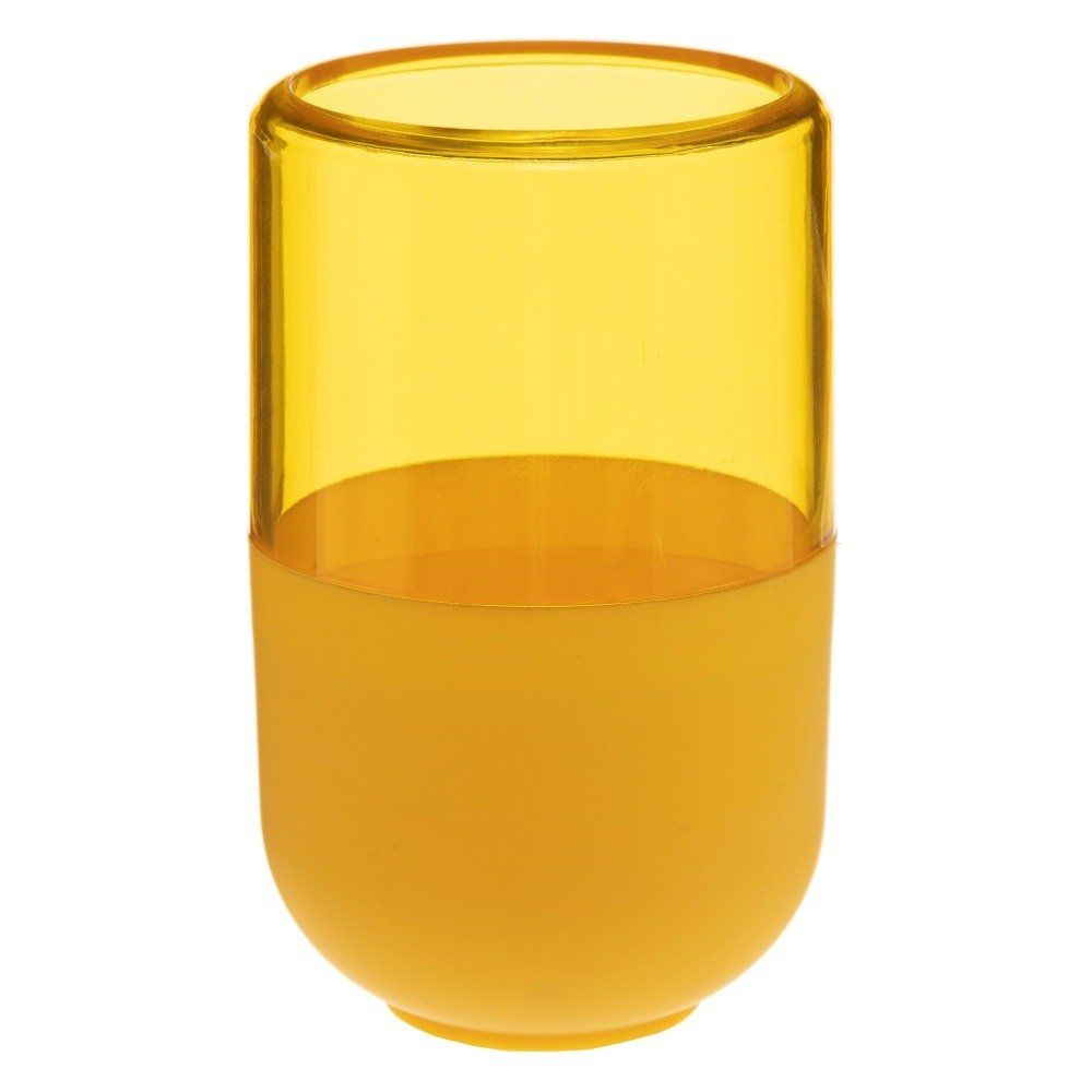 5five Simple Smart Zubní kartáček pohár, kontejner, žlutá - EMAKO.CZ s.r.o.