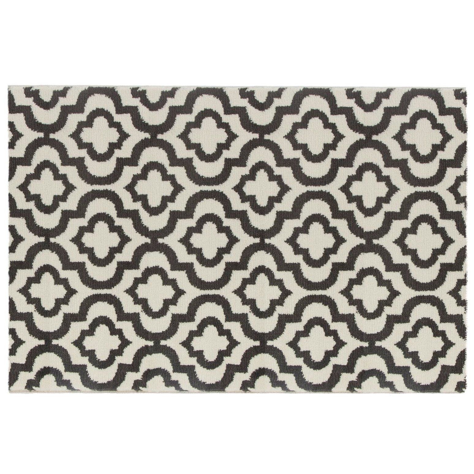 Atmosphera Dekorativní koberec v černé a bílé vzory Mervin, 60 x 90 cm - EMAKO.CZ s.r.o.