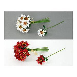 Autronic Puget malých poinsécií, na výběr bílé nebo červené. Květina umělá. UKA033 - Favi.cz