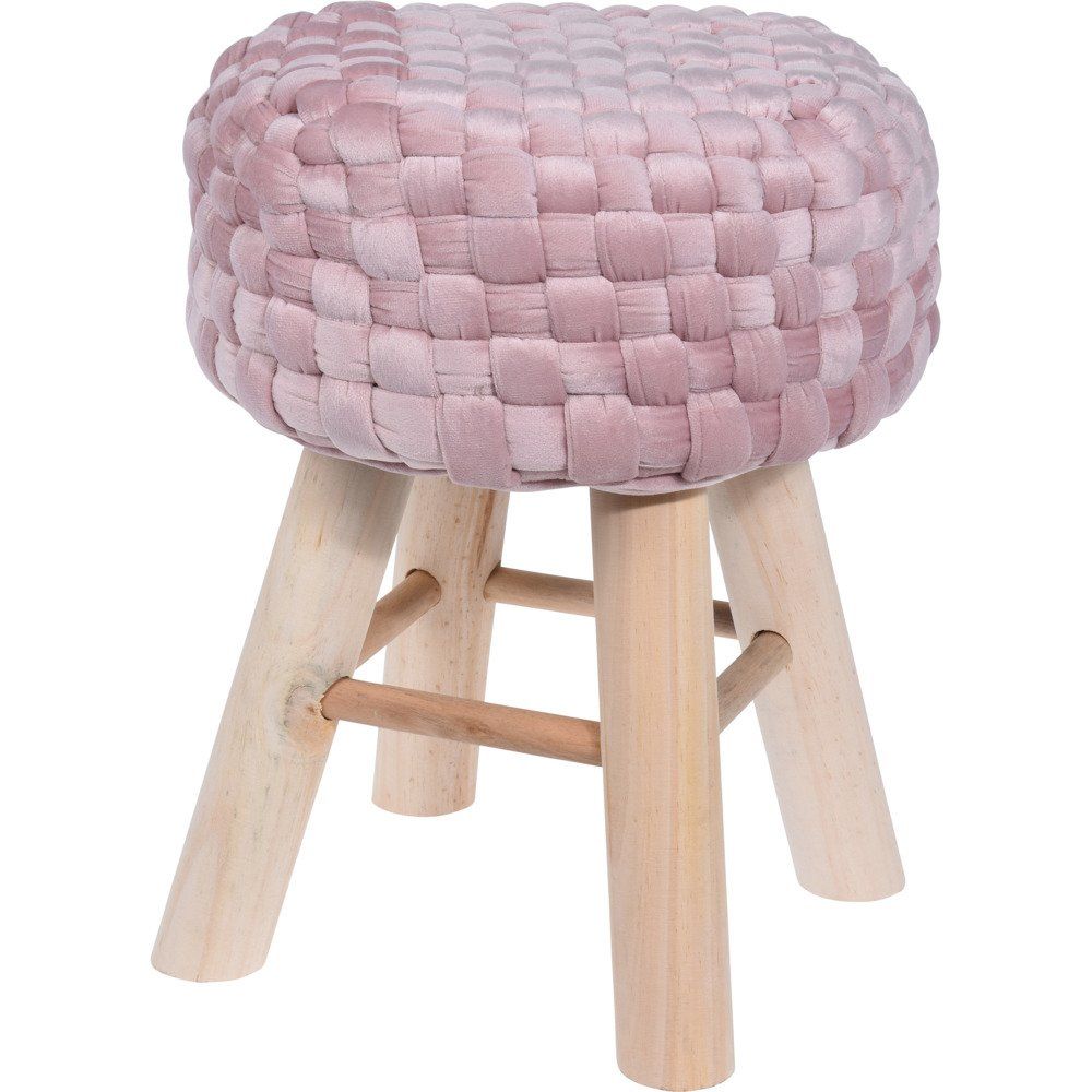 Home Styling Collection Stolička VELVET, dekorativní stolička, židle s tkaninou polstrování - EMAKO.CZ s.r.o.