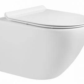 MEXEN - Lena Závěsná WC mísa včetně sedátka s slow-slim, duroplast, bílá 30220100