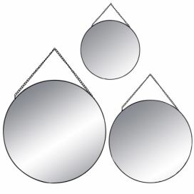 Sada tří závěsných zrcadel různých velikostí - Atmosphera Créateur d\'intérieur
