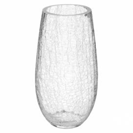 Atmosphera váza s rozbitým skleněným motivem, průměr 14 cm