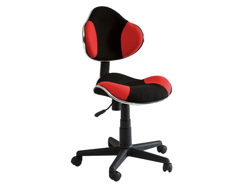 Židle kancelářská QG2 červená/černá - Nabytek-Bogart.cz