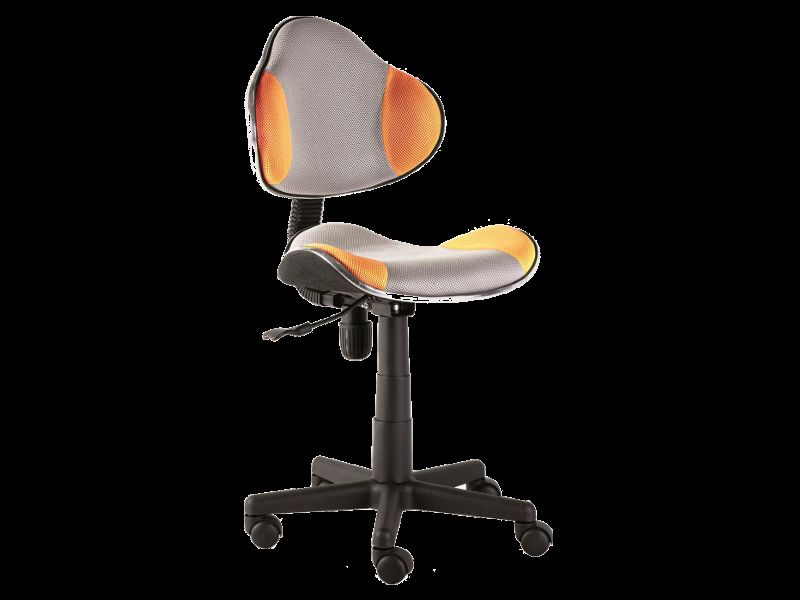 Židle kancelářská QG2 oranžový/šedý - Nabytek-Bogart.cz