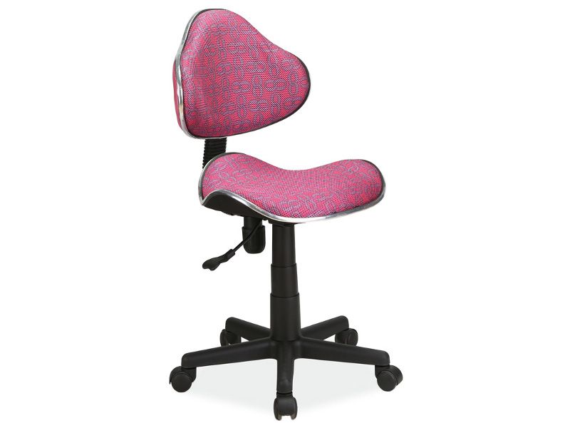 Židle kancelářská QG2 růžová VZORY - Nabytek-Bogart.cz