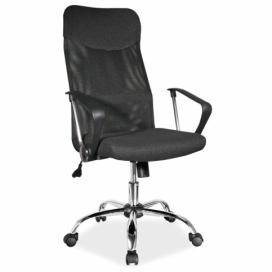 Židle kancelářská Q025 Černý materiál