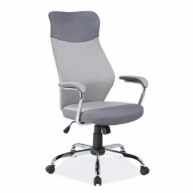 Židle kancelářská Q319 šedý
