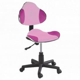 Židle kancelářská QG2 růžová