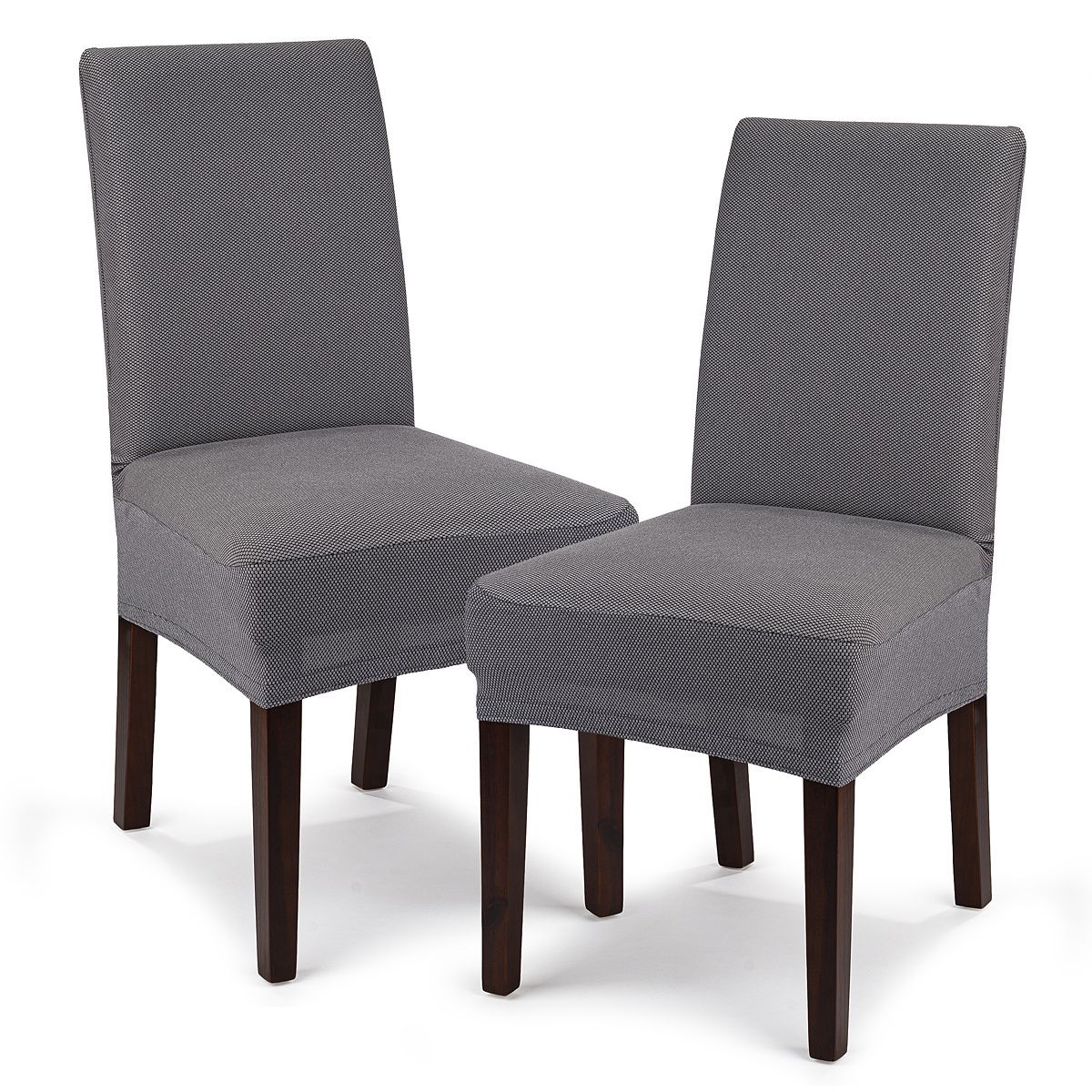 4Home Multielastický potah na židli Comfort šedá, 40 - 50 cm, sada 2 ks - 4home.cz