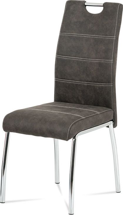 Jídelní židle HC-486 Autronic Tmavě šedá - DEKORHOME.CZ