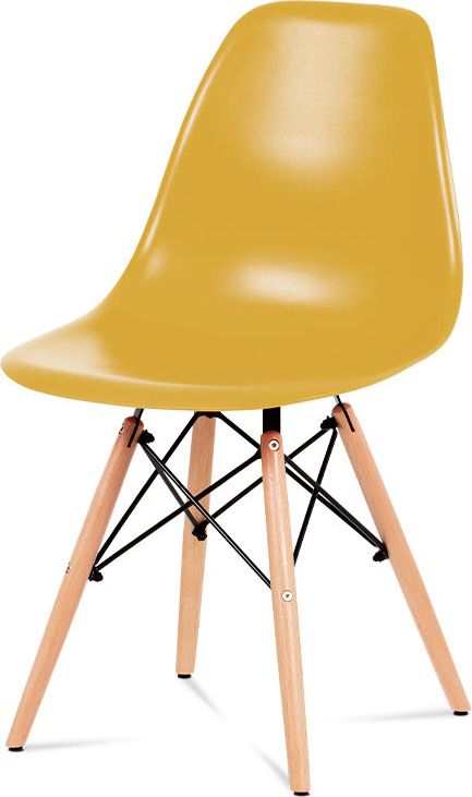 Jídelní židle CT-758 Autronic Žlutá - DEKORHOME.CZ