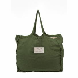 Látková taška Really Nice Things Green Moss, šířka 42 cm