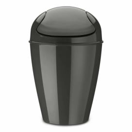 Odpadkový koš DEL S, 5 l - barva černá, KOZIOL