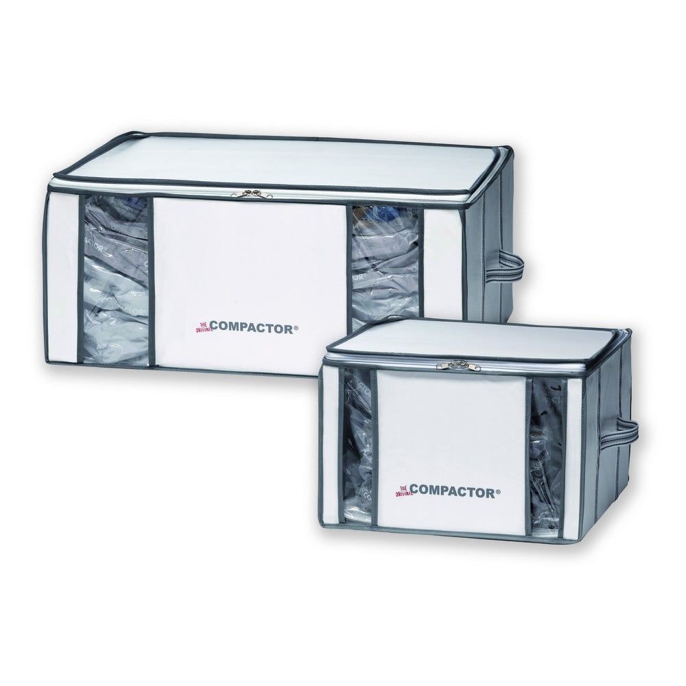 Sada 2 vakuových úložných boxů na oblečení Compactor Life 3D Vacuum Bag - Bonami.cz