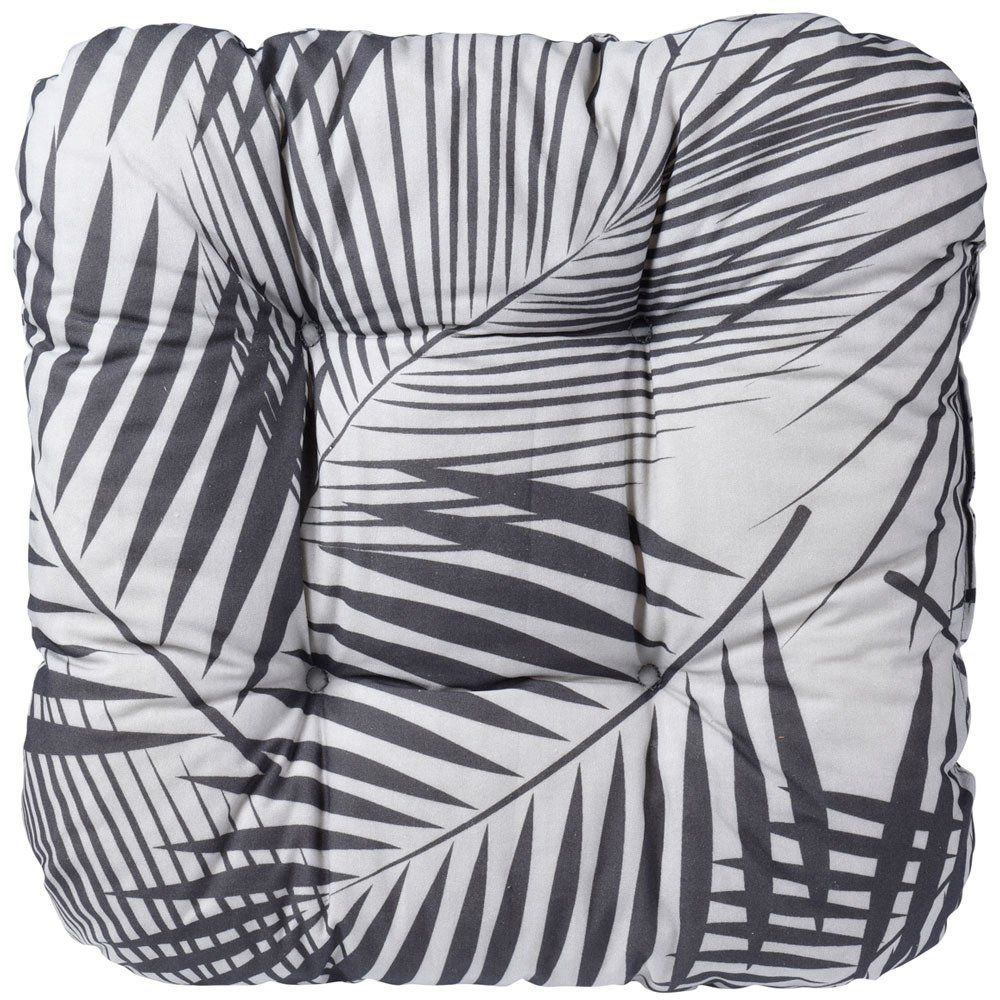 Emako Čtvercový polštář na židli v černé a bílé barvě, 8x38 cm - EMAKO.CZ s.r.o.