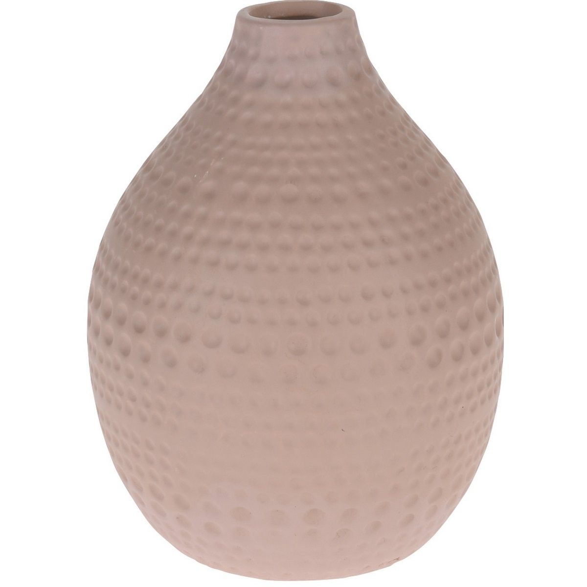 Koopman Keramická váza Asuan růžová, 17,5 cm - 4home.cz