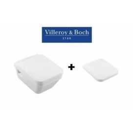 VILLEROY&BOCH Závěsná WC mísa VILLEYBOCH DIRECT + záchodové prkénko