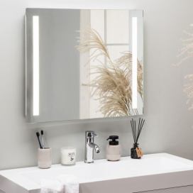 Nástěnné zrcadlo LED 60 x 70 cm LIRAC