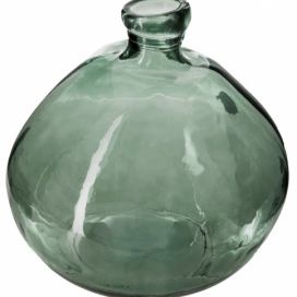Atmosphera Váza kulatá pro broušené vázy, sklo, barva khaki, O 33 cm