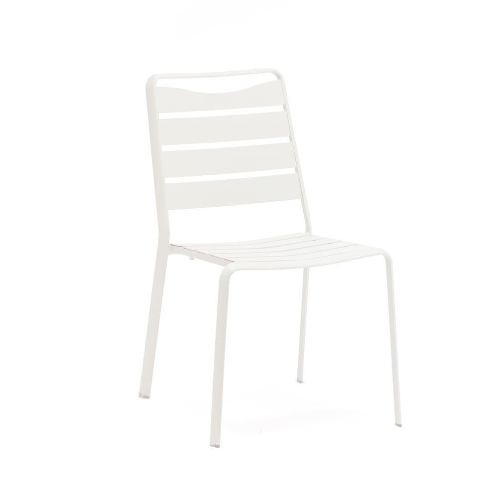 Bílé kovové zahradní židle v sadě 4 ks Spring – Ezeis - Bonami.cz