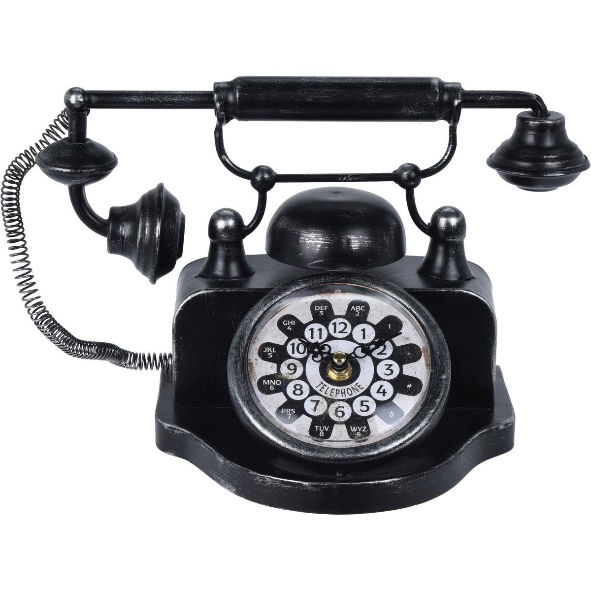  Stolní hodiny Old telephone, černá - EDAXO.CZ s.r.o.