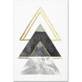 Obraz - Trojúhelníky Mdum