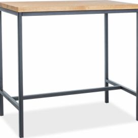 Barový stůl METRO dřevo/kov Mdum
