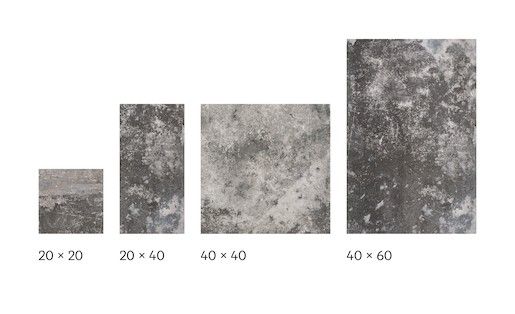 Dlažba Cir Molo Audace nero galera 20x20,20x40,40x40,40x60 cm mat 10685461 (bal.0,723 m2) - Siko - koupelny - kuchyně