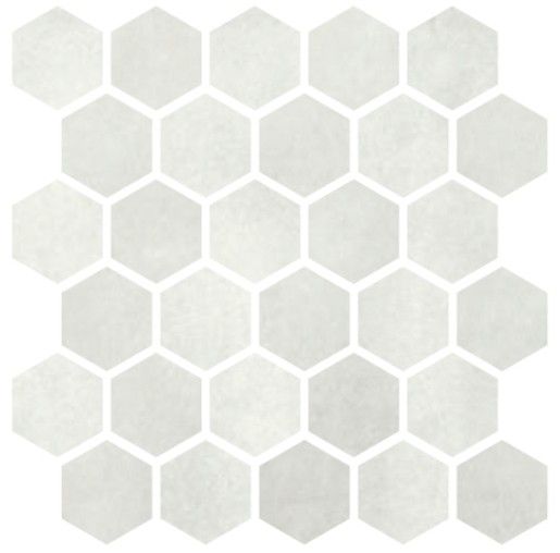 Mozaika Cir Materia Prima cloud white hexagon 27x27 cm lesk 1069910, 1ks - Siko - koupelny - kuchyně