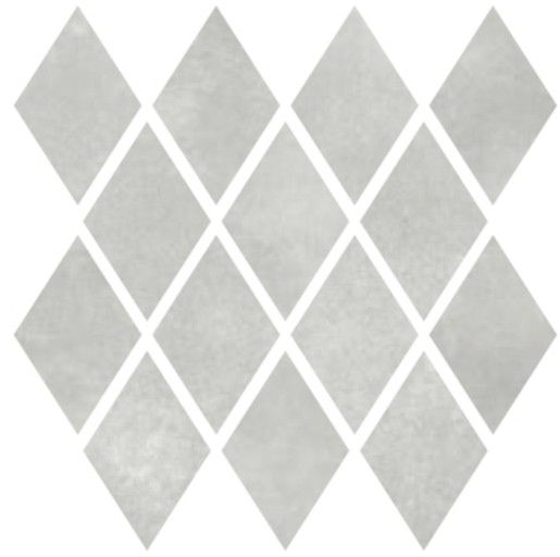 Mozaika Cir Materia Prima grey vetiver rombo 25x25 cm lesk 1069897, 1ks - Siko - koupelny - kuchyně