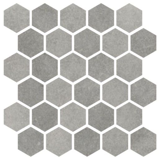 Mozaika Cir Materia Prima metropolitan grey hexagon 27x27 cm lesk 1069914, 1ks - Siko - koupelny - kuchyně