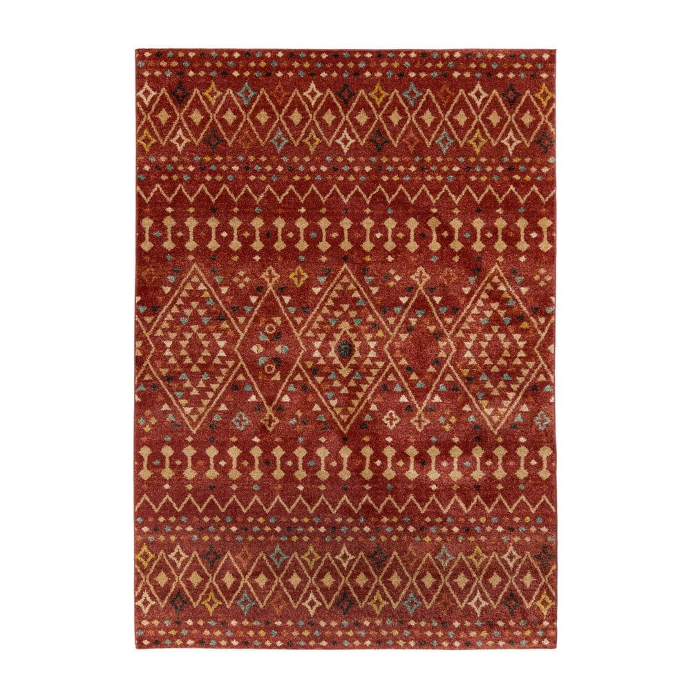 Červený koberec Flair Rugs Odine, 120 x 170 cm - Bonami.cz