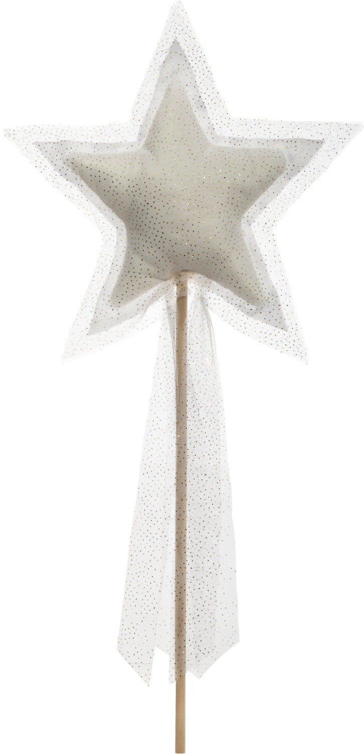 Atmosphera Kouzelná hůlka v bílé barvě STAR, 53x20x20 cm - EMAKO.CZ s.r.o.