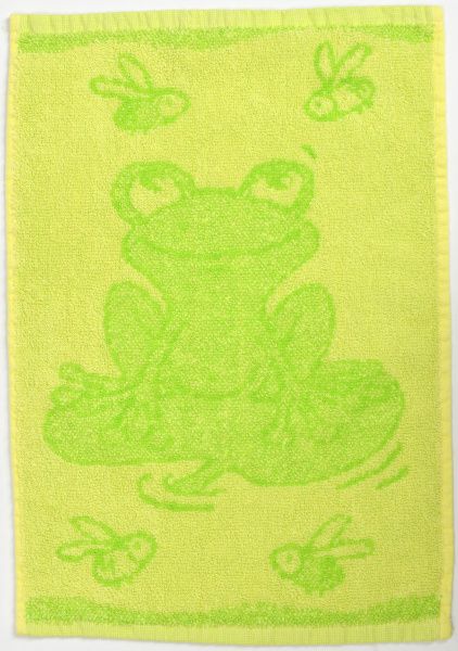 Dětský ručník Frog green 30x50 cm   - POVLECENI-OBCHOD.CZ