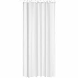 5five Simply Smart Bílý sprchový závěs z polyestru EVA, 180x200 cm