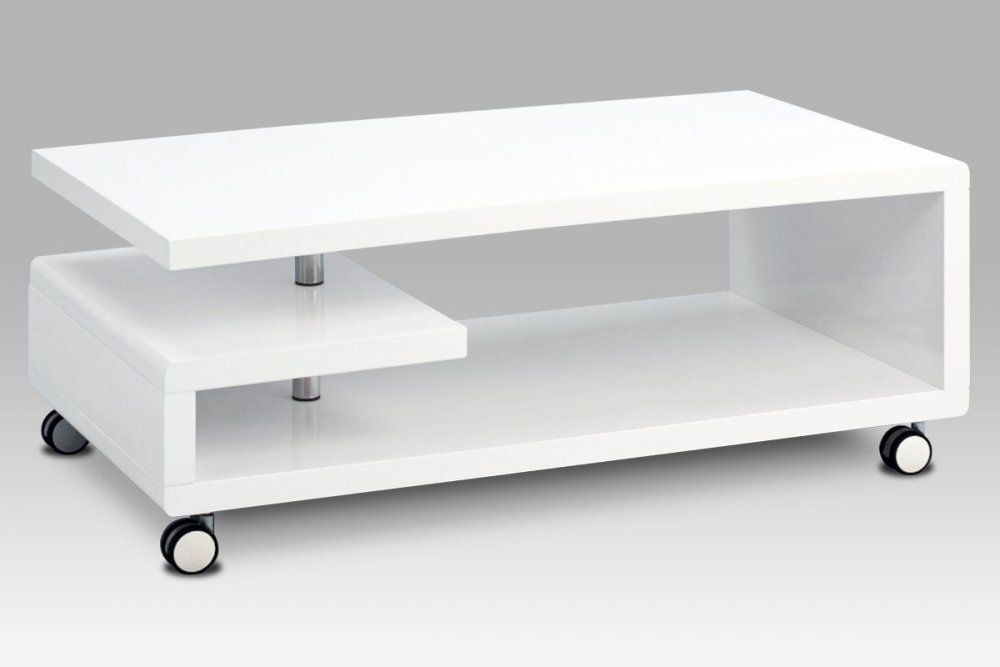 Konferenční stolek AHG-618 WT bílá 115 x 60 Autronic - DEKORHOME.CZ