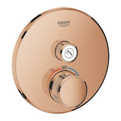 Sprchová baterie Grohe Grohtherm Smartcontrol bez podomítkového tělesa Warm Sunset 29118DA0 - Siko - koupelny - kuchyně