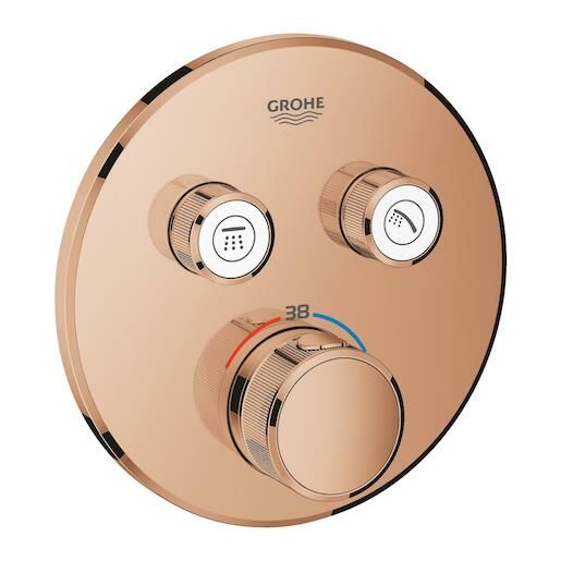 Sprchová baterie Grohe Grohtherm Smartcontrol bez podomítkového tělesa Warm Sunset 29119DA0 - Siko - koupelny - kuchyně