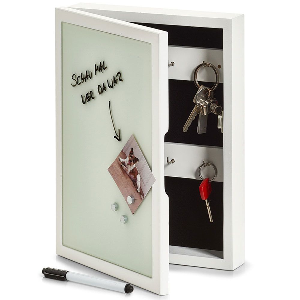 Skříňka na klíče, magnetická tabule, 22x5x30 cm, ZELLER - EMAKO.CZ s.r.o.
