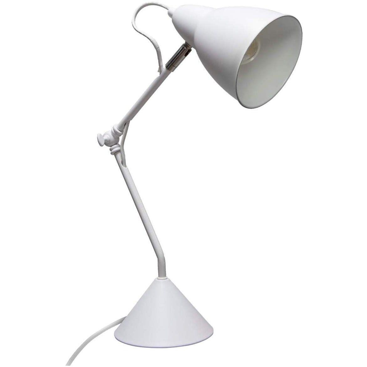 DekorStyle Stolní lampa Aude bílá 62 cm - EMAKO.CZ s.r.o.