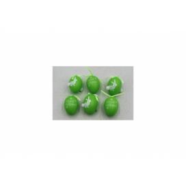 Autronic Vajíčka plastová zelená, sada 6 kusů VEL5047-GRN