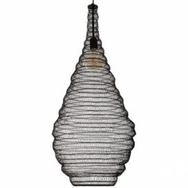 Atmosphera Dekorativní lampa ALI SILVER, 82 cm, černá