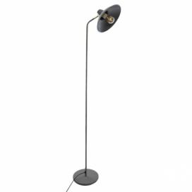 Atmosphera Stojací lampa CELIA, 155 cm, barva šedá
